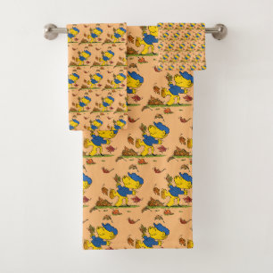 Ferald Dancing Amongst The Autumn Leaves Bath Towel Set