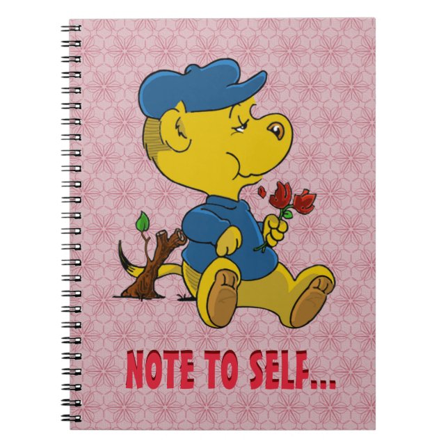 Ferald Eating Roses Notebook (Front)