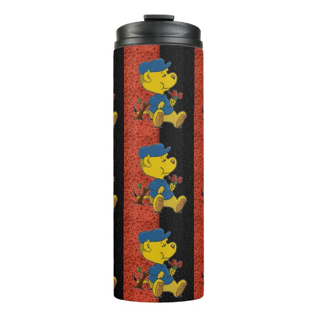Ferald Eating Roses Thermal Tumbler (Front)
