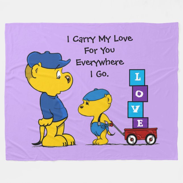 Ferald  fleece blanket (Front (Horizontal))