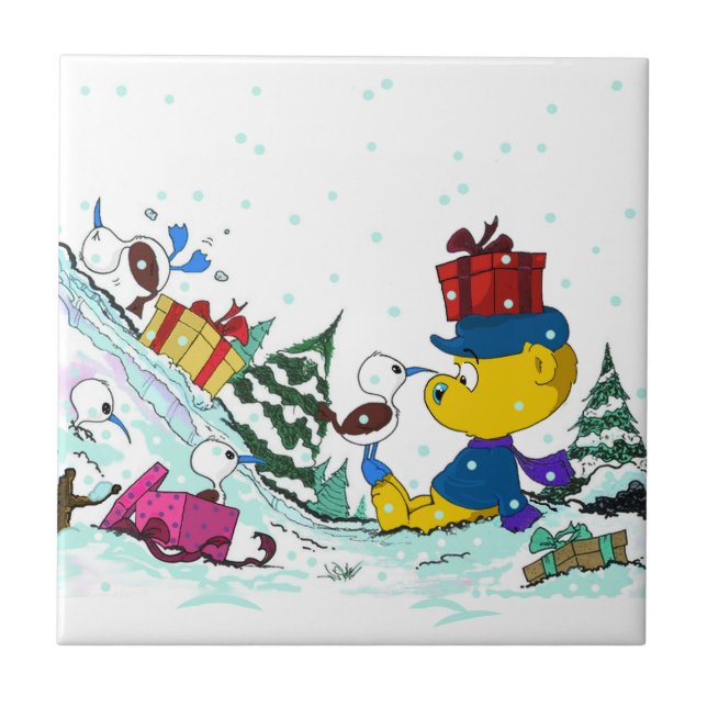 Ferald Holiday Ceramic Tile (Front)