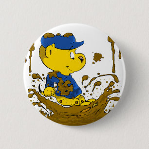 Ferald Muddy 6 Cm Round Badge