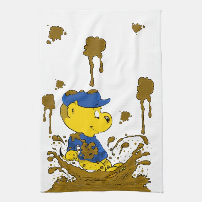 Ferald Muddy Tea Towel (Vertical)