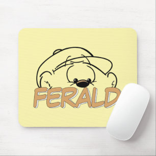 Ferald Peeking Mouse Pad