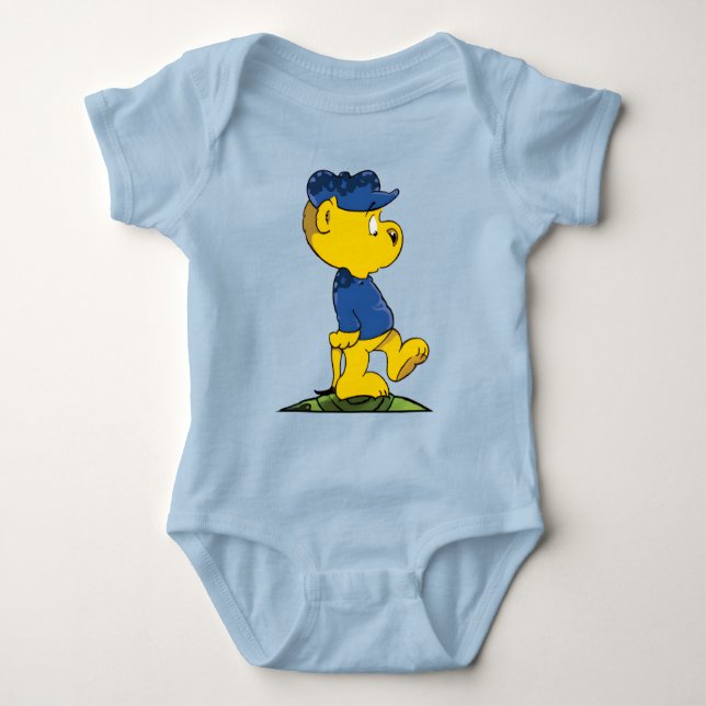 Ferald Picture Book Baby Bodysuit (Front)