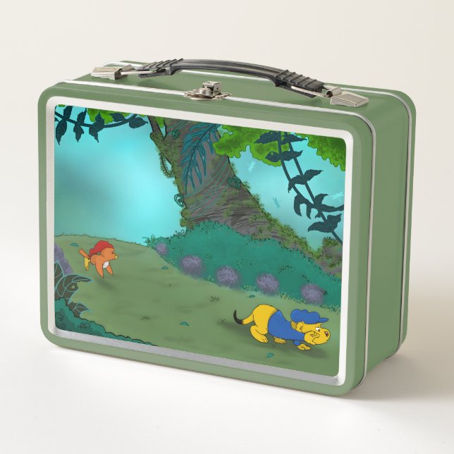 Ferald Picture Book Metal Lunch Box (Front)