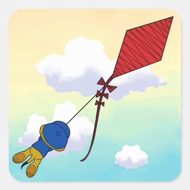 Ferald Picture Book  Square Sticker (Front)