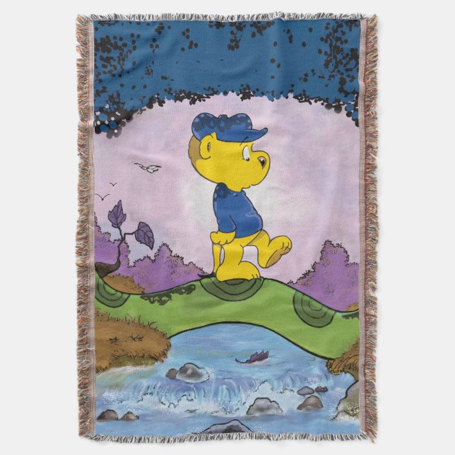 Ferald Picture Book  Throw Blanket (Front Vertical)