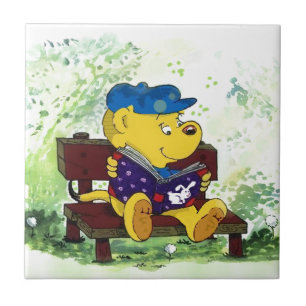 Ferald Reading Amid The Sunlight Tile