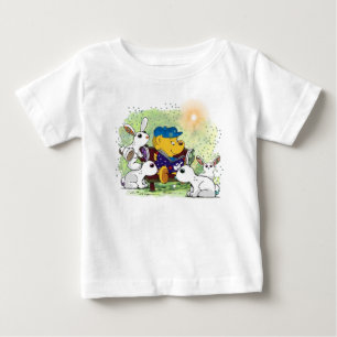 Ferald Reading to The Bunnies Baby T-Shirt