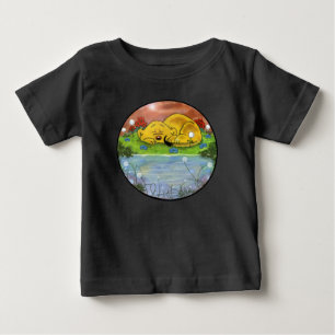 Ferald Sleeping By The Sunflowers Baby T-Shirt