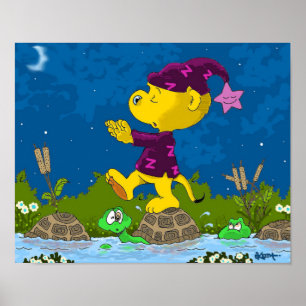 Ferald Sleepwalking Upon A Pond Poster