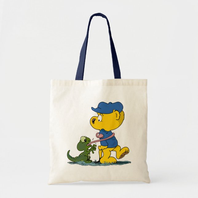 Ferald & The Baby Lizard Tote Bag (Front)