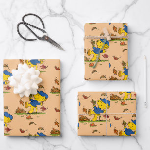 Ferald's Autumn Leaves Wrapping Paper Sheet