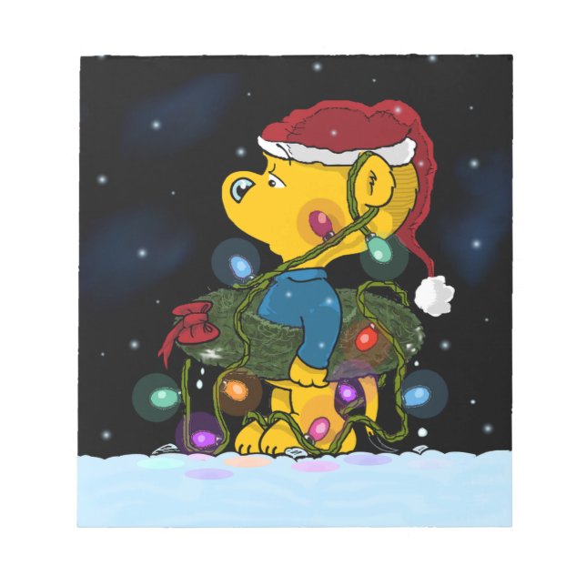 Ferald's Christmas Wreath Notepad (Front)