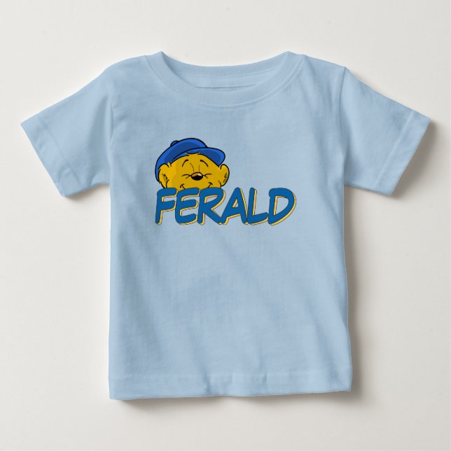 Ferald's Face and Name Baby T-Shirt (Front)