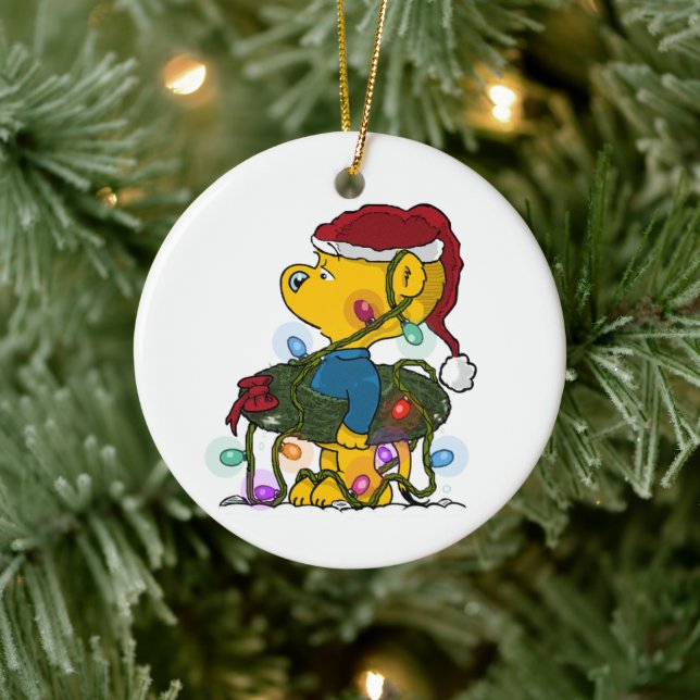 Ferald's Hula Wreath | Christmas Ceramic Ornament (Tree)