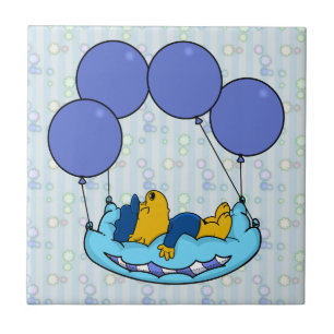 Ferald's Pillow Balloons Ceramic Tile