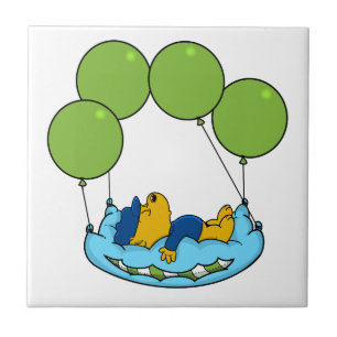 Ferald's Pillow Balloons Ceramic Tile