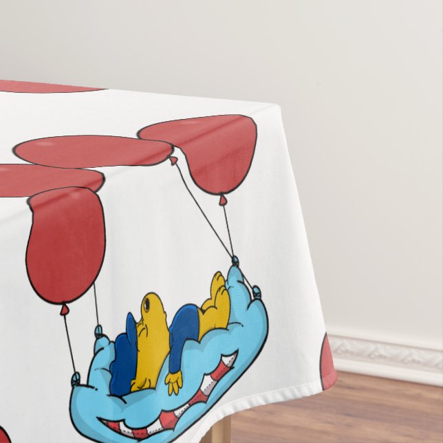 Ferald's Pillow Balloons Tablecloth (In Situ)