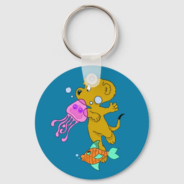 Ferald's Swim Keychain (Front)