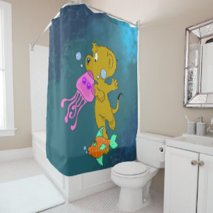 Ferald's Swim Shower Curtain
