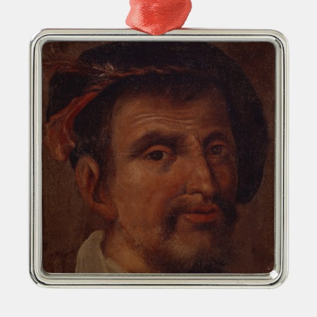 Ferdinand Columbus Metal Tree Decoration (Front)