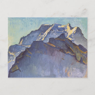 Ferdinand Hodler- Jungfrau massif and Schwarzmonch Postcard