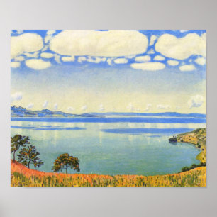 Ferdinand Hodler - Lake Geneva from Chexbres Poster