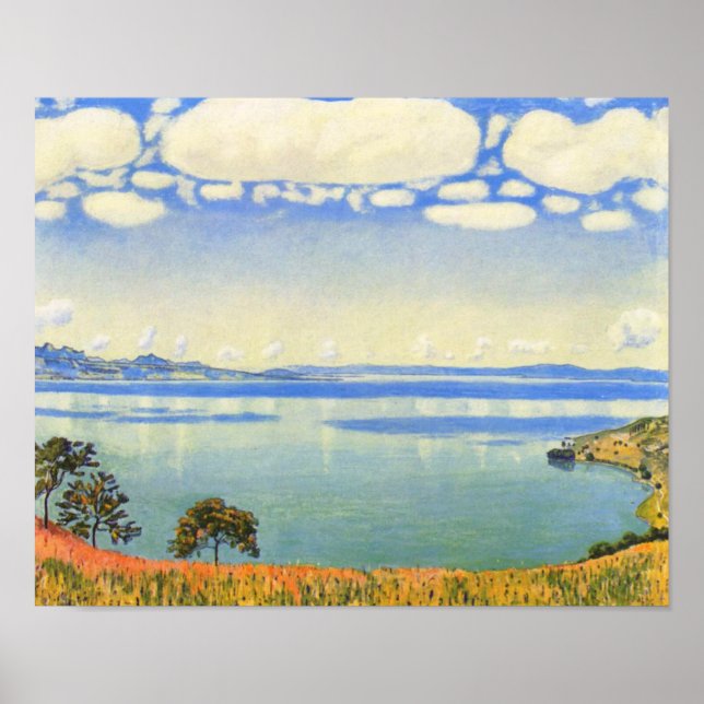 Ferdinand Hodler - Lake Geneva from Chexbres Poster (Front)