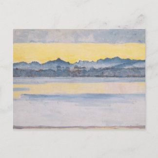 Ferdinand Hodler- Lake Geneva with Mont Blanc Postcard