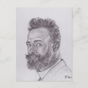 Ferdinand Hodler- Self-portrait in Paris Postcard