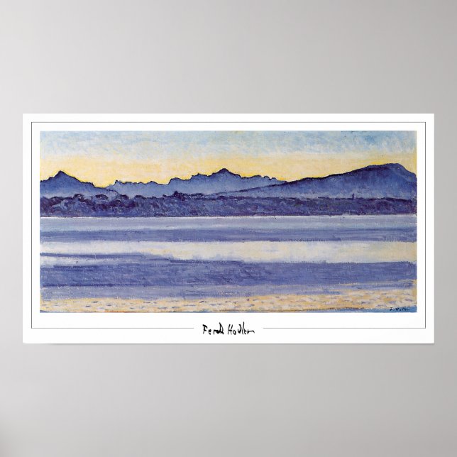 Ferdinand Hodler Zedign Art Poster #166 (Front)