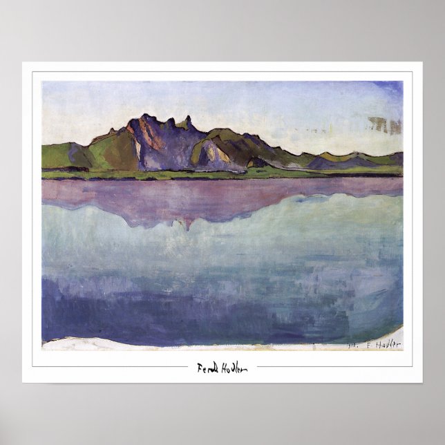 Ferdinand Hodler Zedign Art Poster #247 (Front)