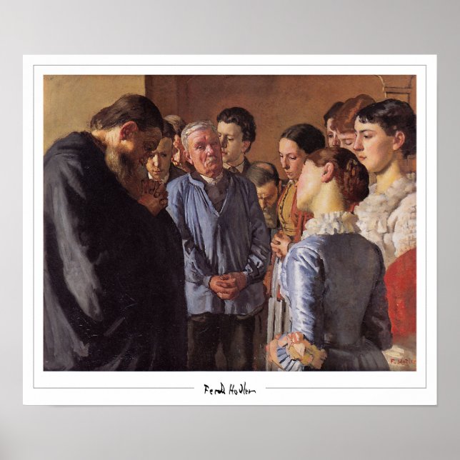 Ferdinand Hodler Zedign Art Poster #40 (Front)