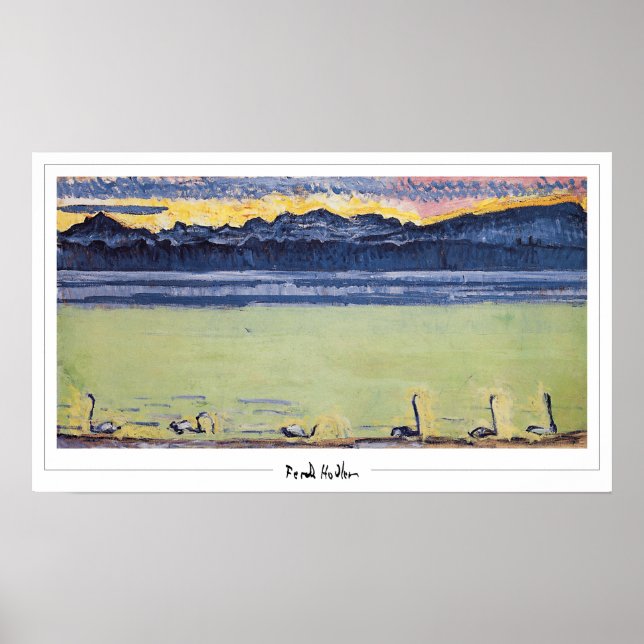 Ferdinand Hodler Zedign Art Poster #55 (Front)