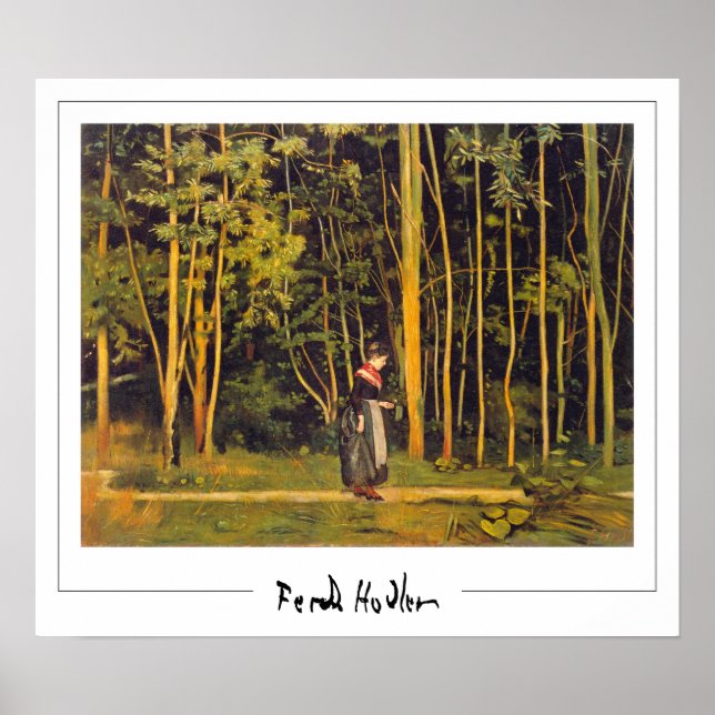 Ferdinand Hodler Zedign Art Poster #88 (Front)