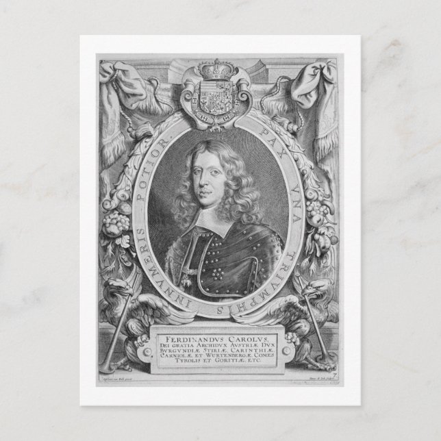 Ferdinand III (1608-57) Archduke of Austria, Holy Postcard (Front)