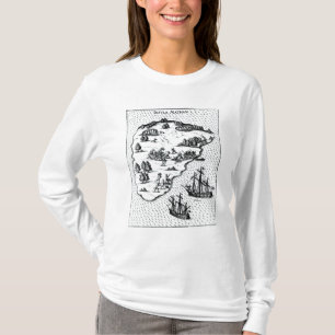 Ferdinand Magellan Fighting Natives on Island T-Shirt