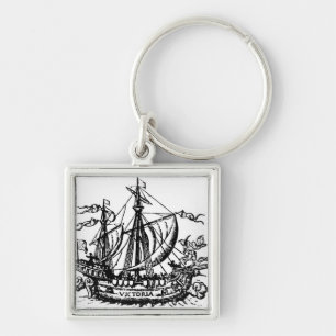 Ferdinand Magellan's boat 'Victoria' Key Ring