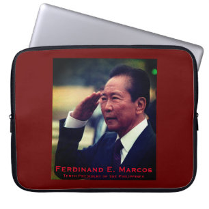 Ferdinand Marcos, Tenth President of Philippines Laptop Sleeve