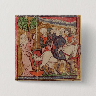 Ferdinand of Portugal Count of Flanders 15 Cm Square Badge