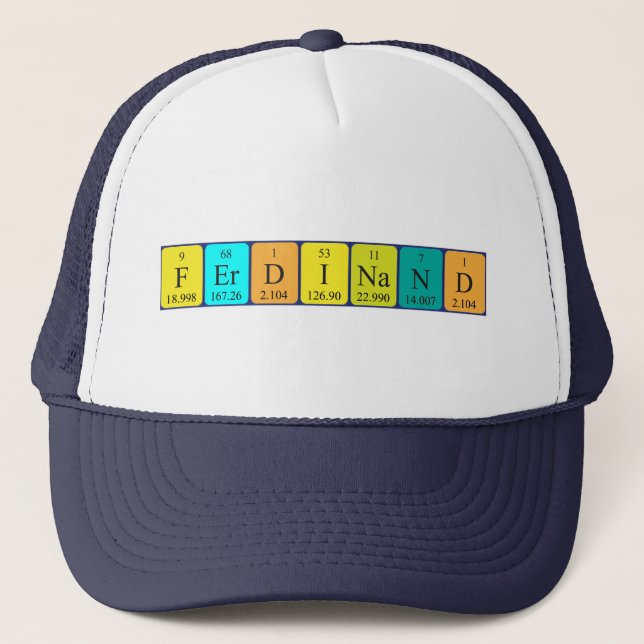 Ferdinand periodic table name hat (Front)