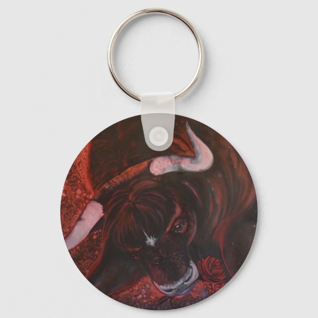 Ferdinand the bull key ring (Front)