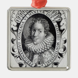 Ferdinando Gonzaga, Duke of Mantua Metal Ornament