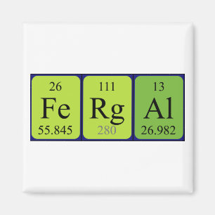 Fergal periodic table name magnet