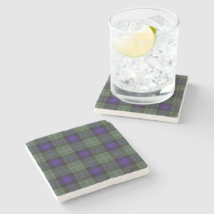 Ferguson clan Plaid Scottish tartan Stone Coaster