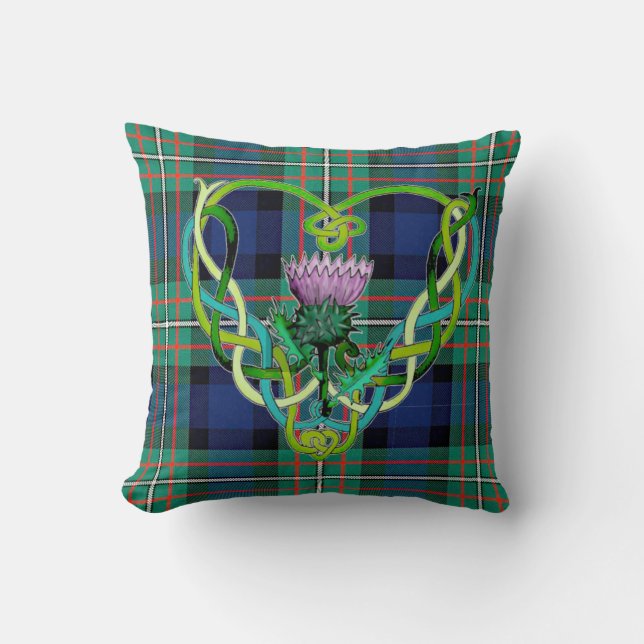 Ferguson Clan Throw Pillow 16" x 16" (Front)