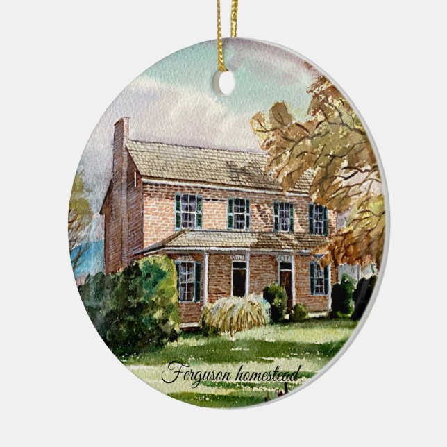 Ferguson homestead ornament - The Cedars (Left)