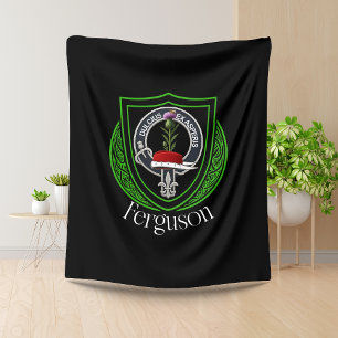 Ferguson Scottish Clan Crest Fleece Blanket